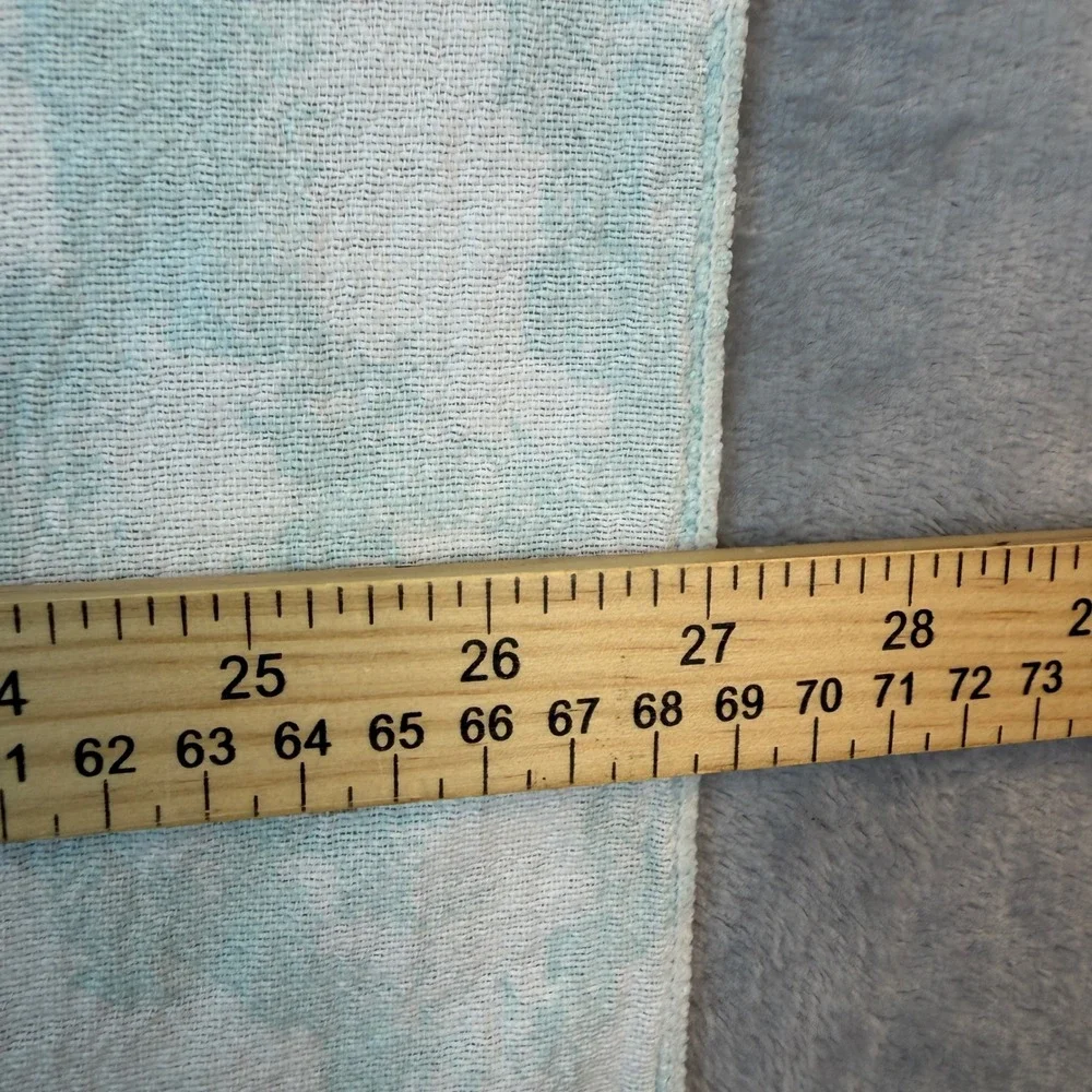 Vtge Disney Winnie the Pooh Baby Blanket Blue Balloons Honey Pot 26x31‎ Flannel